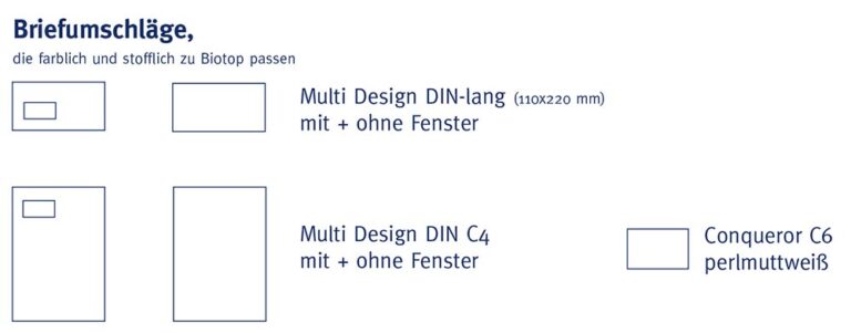 biotop briefumschlag